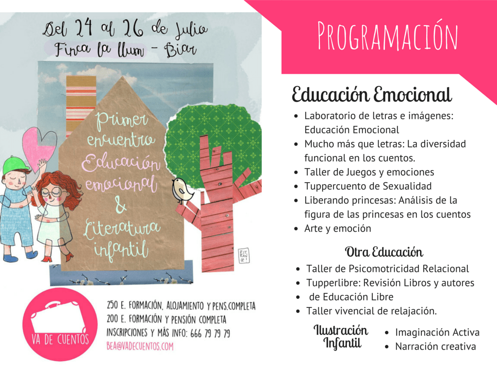 Encuentro Educación eMcoional y Literatura Infantil Va de Cuentos