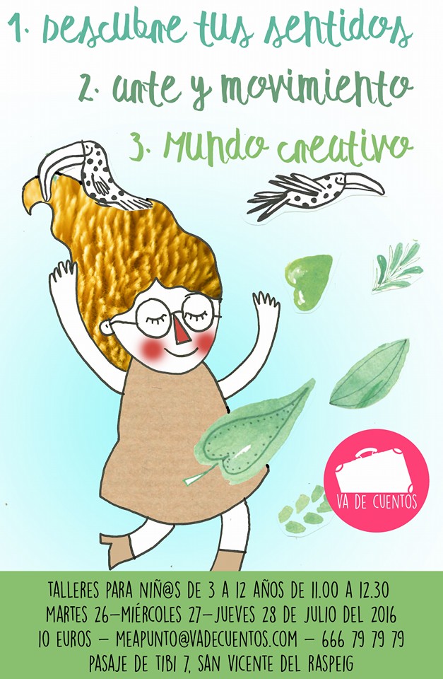 Talleres de verano para niños Va de Cuentos