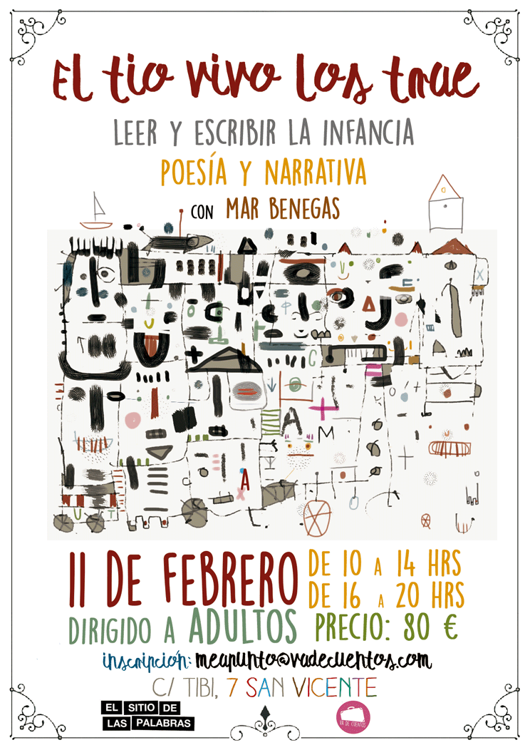 Taller de poesía y narrativa con Mar Benegas