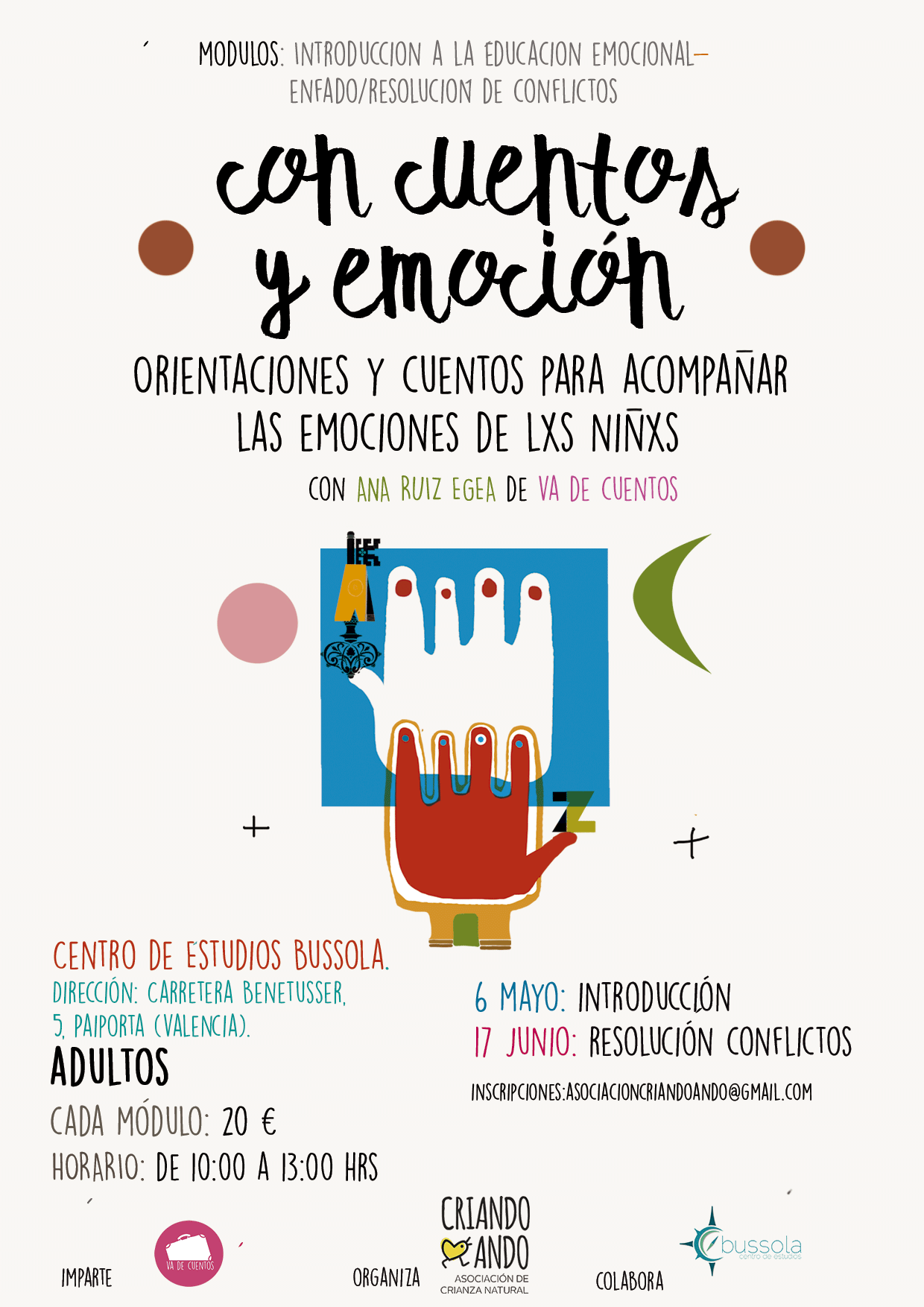 con cuentos y emoción