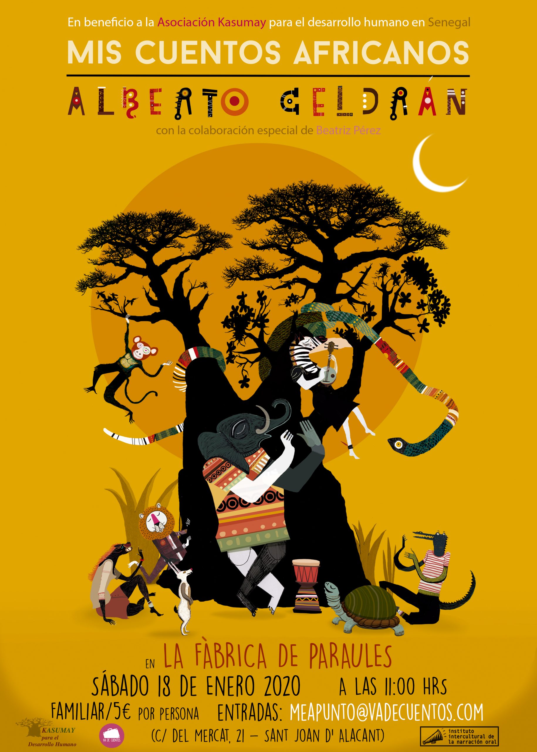 cuentos africanos con alberto celdrán