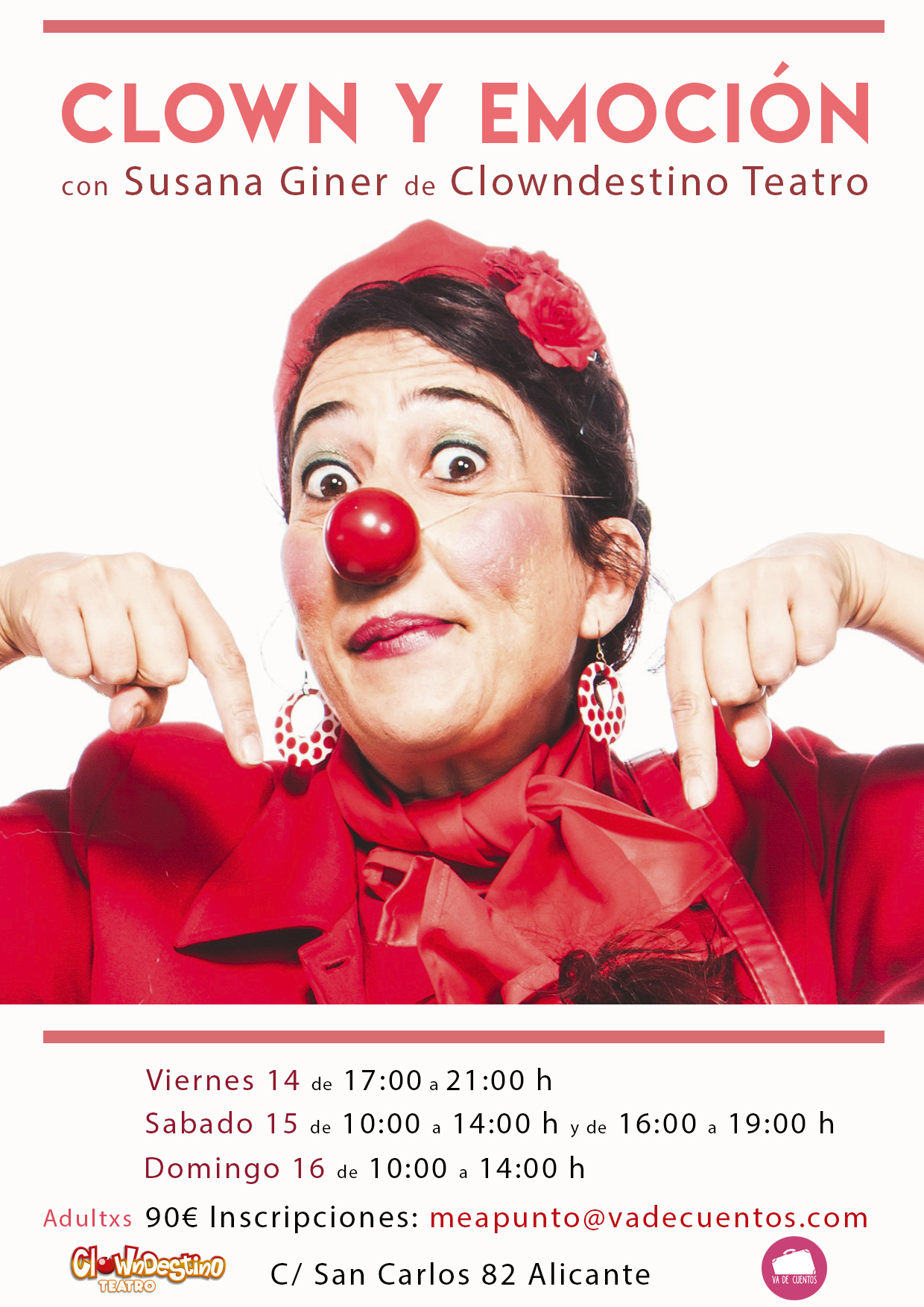 Curso Clown para acompañar emociones