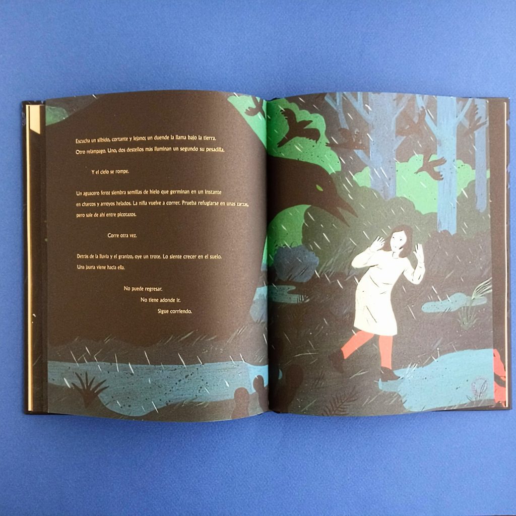 la noche de la huida cuento