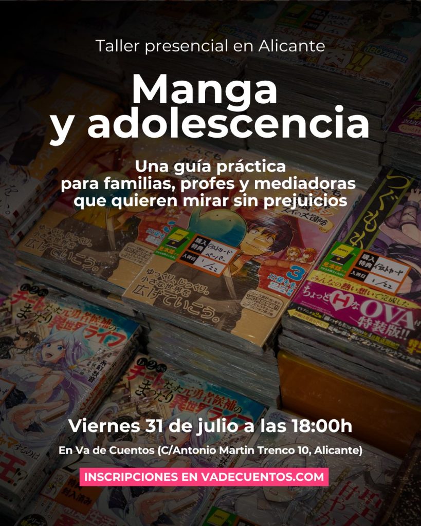 taller presencial manga y adolescencia